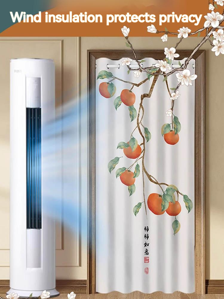 Summer Air Conditioning Door Curtain Partition Curtain Windproof Anti ...
