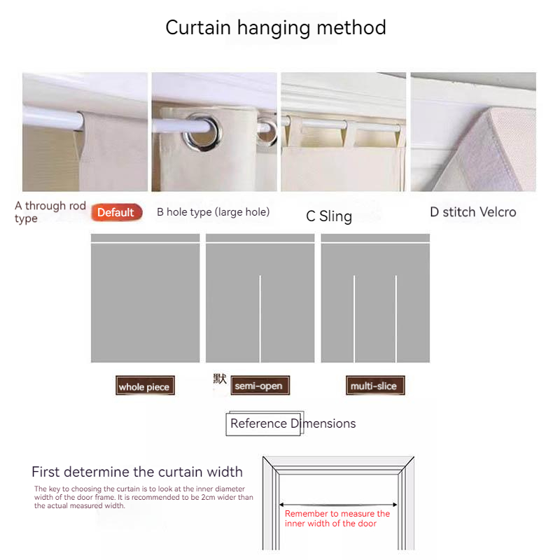 Summer Air Conditioning Door Curtain Partition Curtain Windproof Anti ...