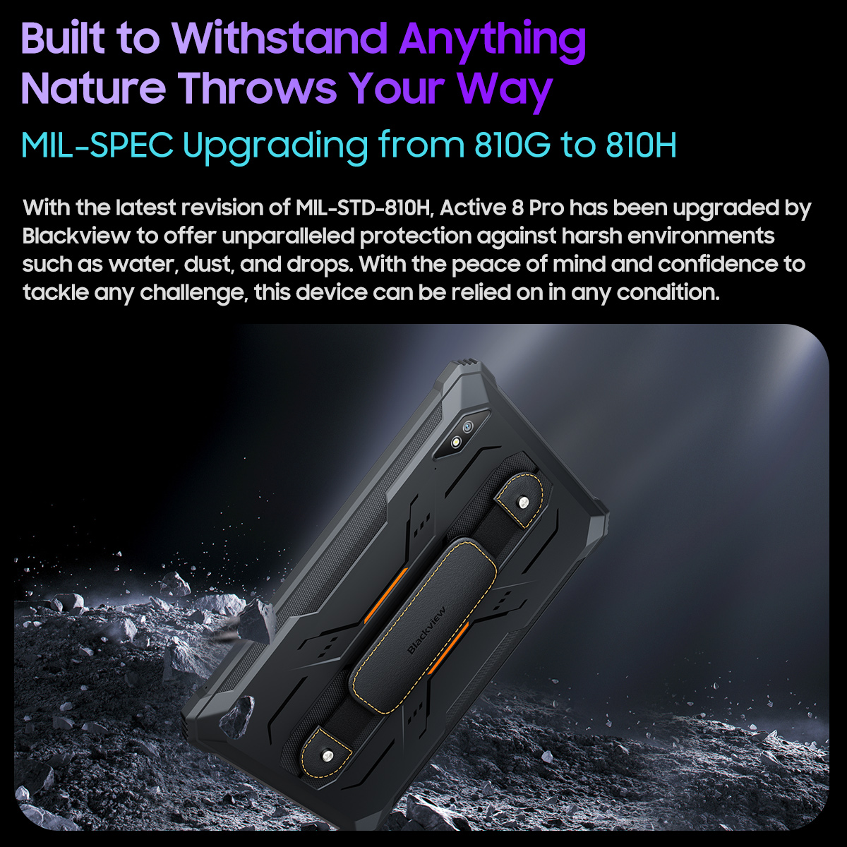 Active 8 Pro - Tablet Rugged, Android 12, 256 GB ROM 8 GB RA - Foto 8