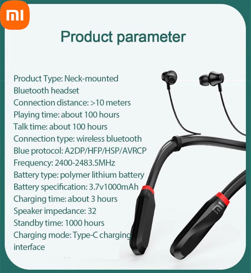 Xiaomi Bluetooth Earbuds 200 Hours Extra Long Playback With Microphone ...