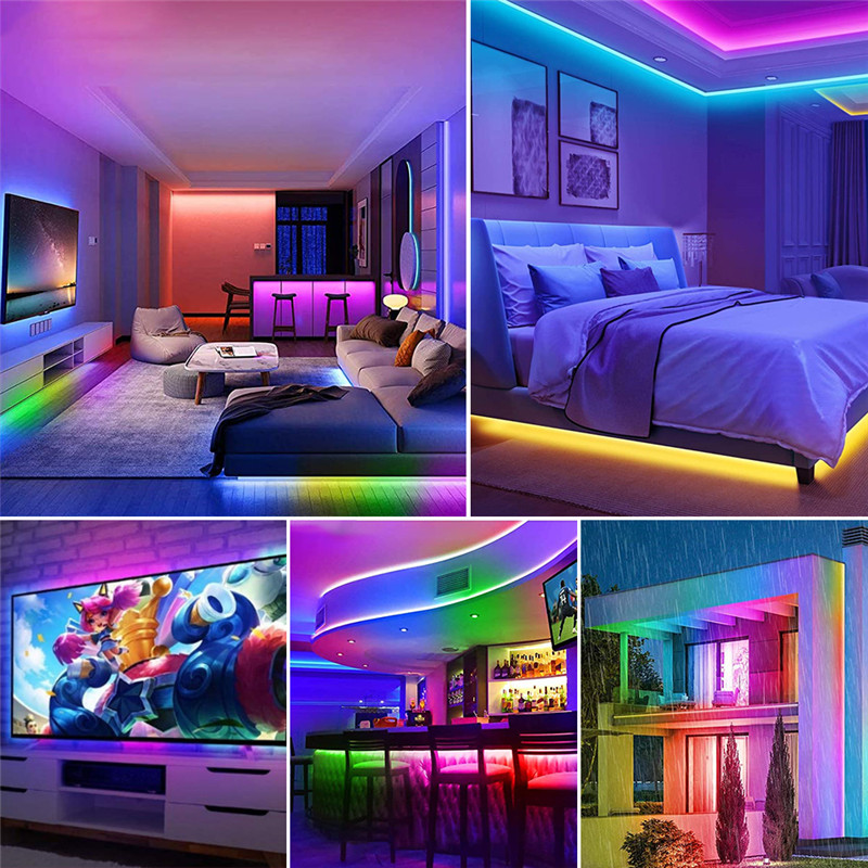DC12V 24V RGB COB LED Strip Light Flexible Tape Lights Color Changing ...