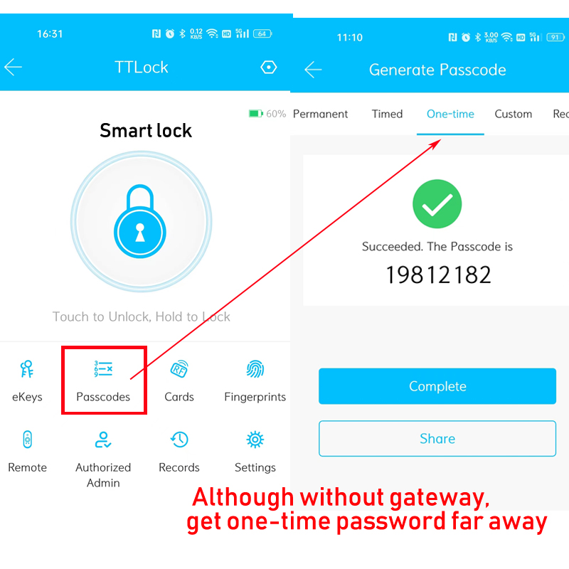Tuya/TTlock Smart Door Lock APP Manage Digital Lock Fingerprint/IC card ...
