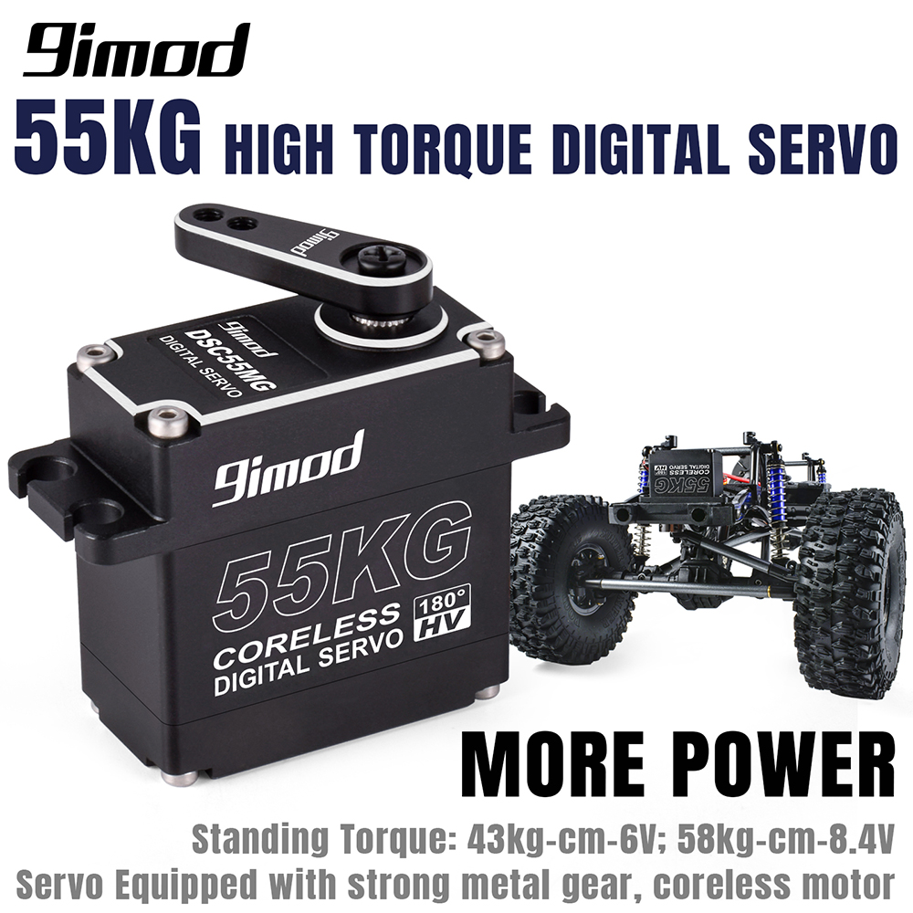 9imod 45KG 35KG 25KG Brushless/Coreless Metal Gear Digital Servo - Foto 4