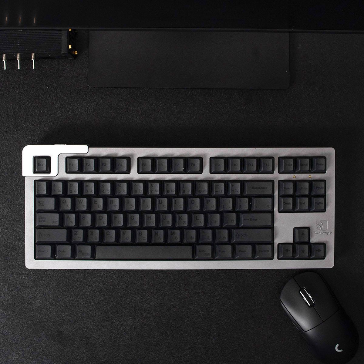 -LW- Homographic Grey PBT Keycaps CHERRY Profile Mechanical Keyboard ...