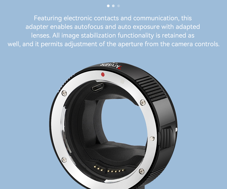 7artisans EF-FX lensadapter autofocuslens converterring compatibel voor EF/ EF-S-bevestiging, Sigma-lensbevestiging en Fuji X-mount spiegelloze cameralens
