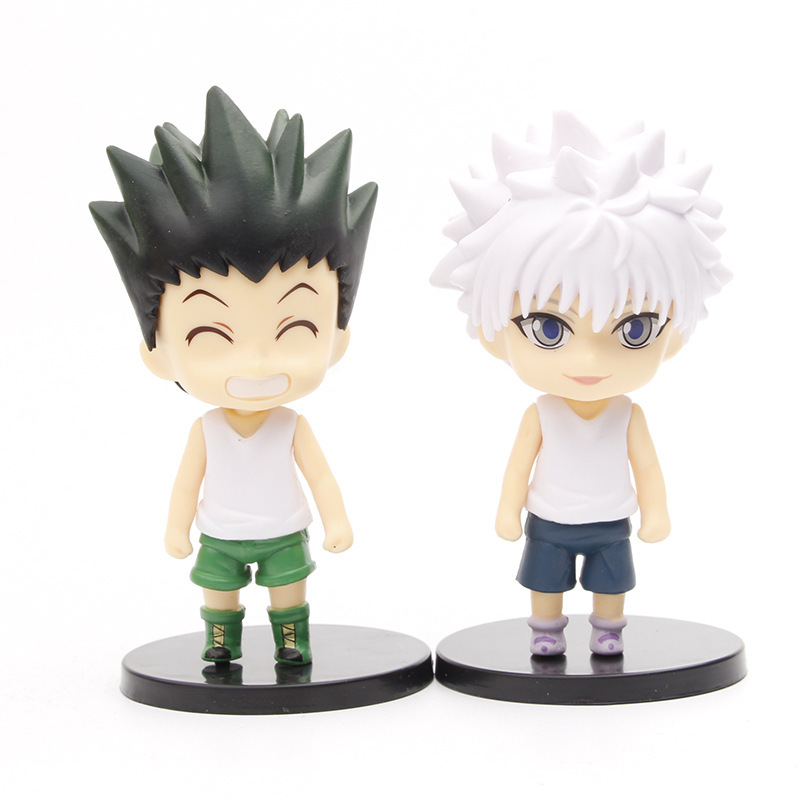 Set 6 Figurines Hunter X Hunter – Famille Zoldyck (Killua, Alluka) – Version Q – 5-8 Cm