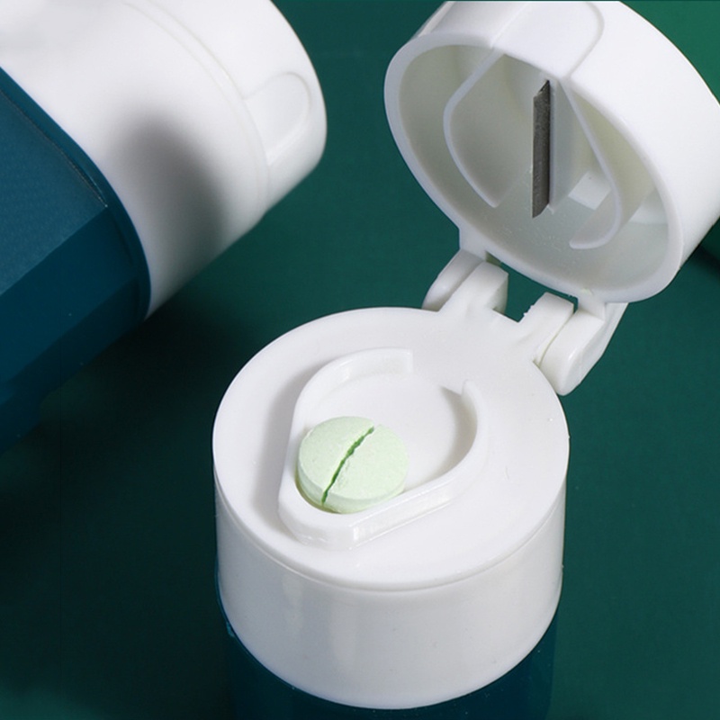 4 In 1 Portable Pill Medicine Crusher Splitter Tablet Divider Cutter ...