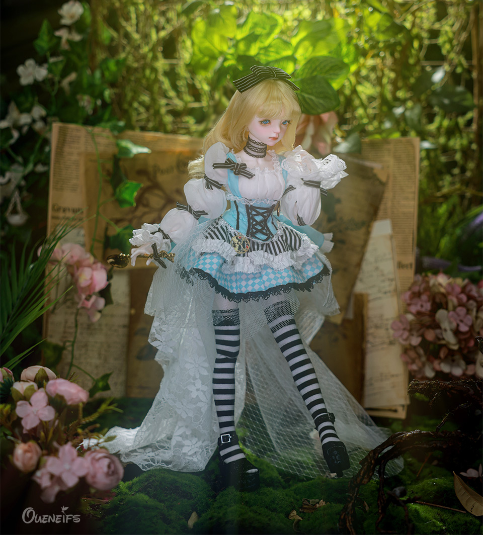 New Design Alice BJD Doll 1/4 Minifee Girl Active Line E Chest Body ...