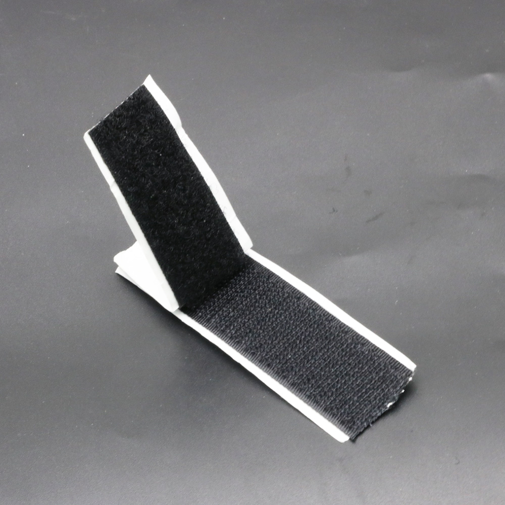 1 meterBlack Magic Tap Self Adhesive Hook Loop Fastener Nylon Sticker ...