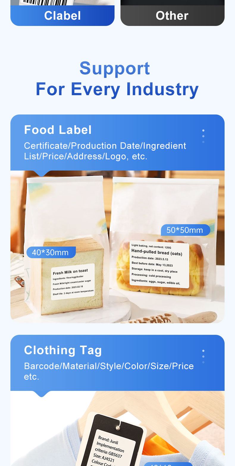 【Local Delivery】Clabel 221B Wireless Bluetooth Thermal Sticker Printer