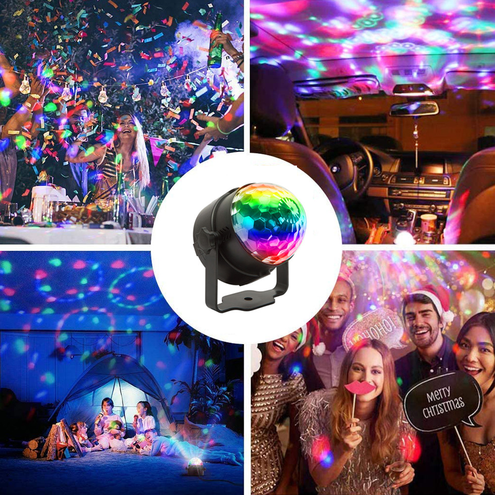 Mini RGB LED Party Light Pub Disco Party Effect Lamp RAYA Lampu with ...