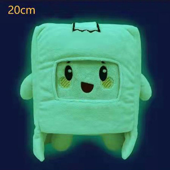 Stuffed Toy Luminous Lankybox Thicc Shark Thicc Foxy Thicc Boxy Ghosty ...