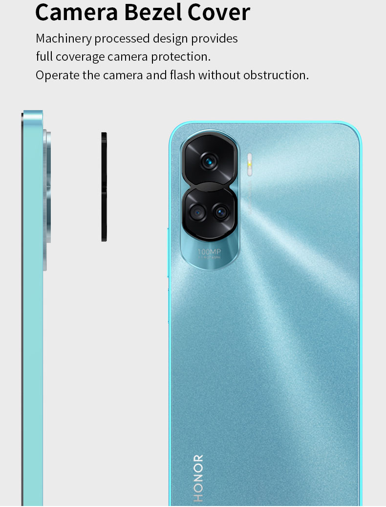 Hollow Phone Rear Camera Lens Metal Cover for Honor 90 honor90lite ...