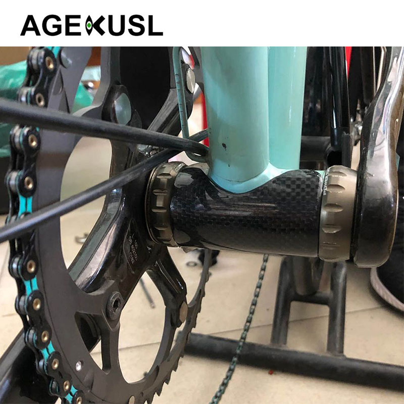 AGEKUSL Bike Rear Fork And BB Bottom Bracket Protection Sticker Carbon ...