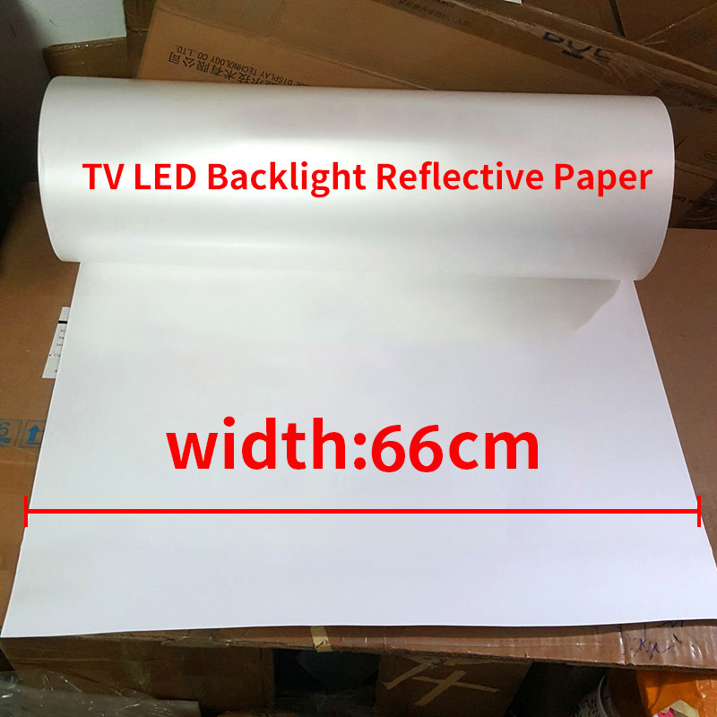 2M 5M TV LED Backlight Reflective Paper White backlit paper Reflective ...