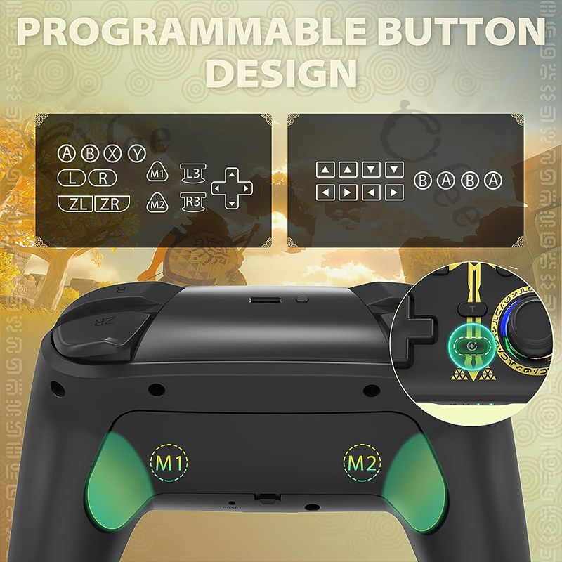 Switch Controller, Wireless Switch Pro Controllers for SWITCH/OLED/LITE ...