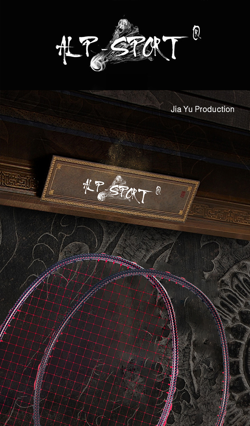 ALPSPORT 1K Super Carbon Professional Badminton Racket Ultra Offensive ...