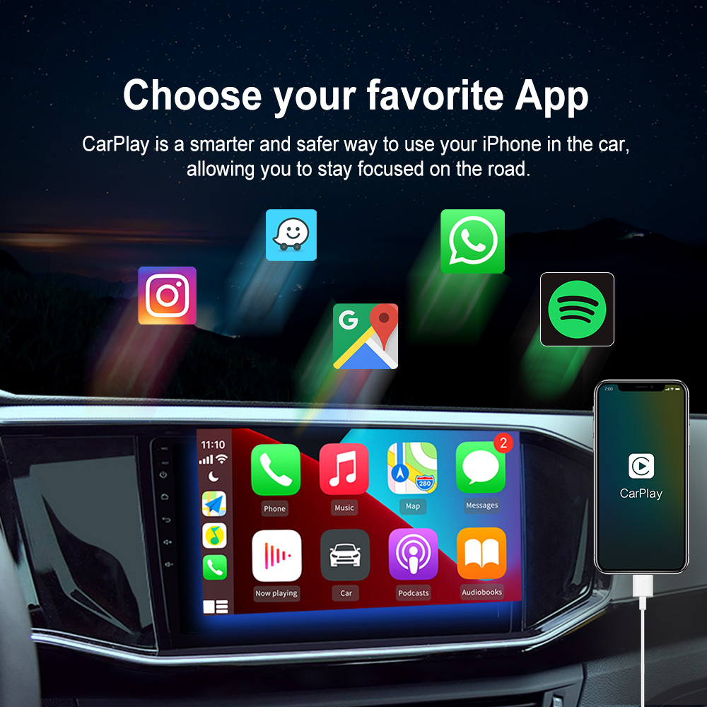 Carlinkit CCPM Wired Android Auto Wired Apple Carplay for Android ...