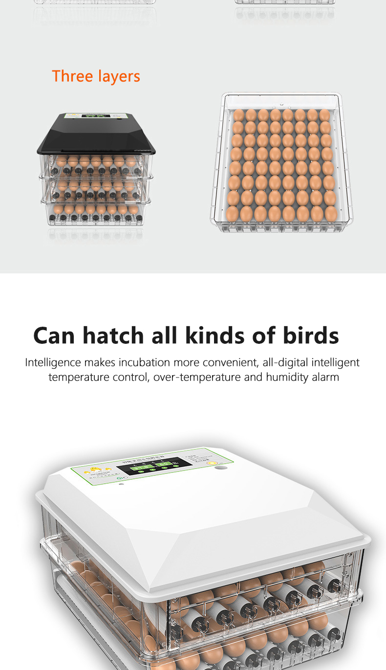 Egg incubator automatic full set,128 egg brooder digital chicken
