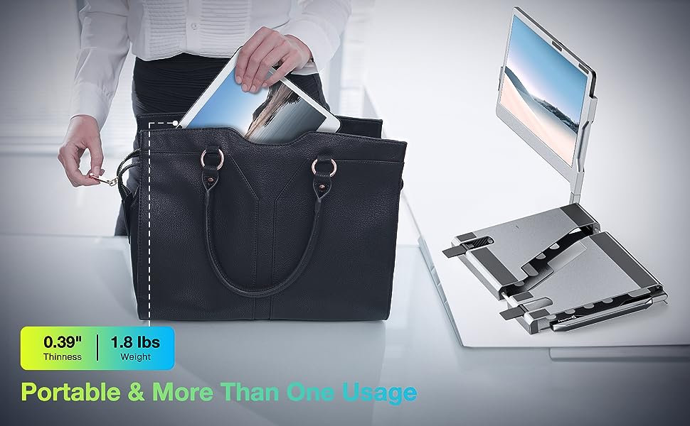 OFIYAA F2 14 inch rotatable dual screen computer screen extender laptop ...