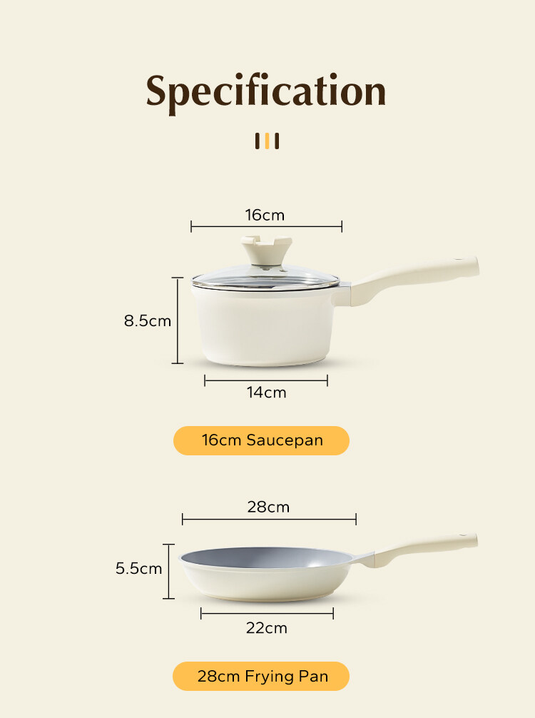 SmartShape 28cm/3.69L Open Wok PFAS-free ceramic non-stick in Black