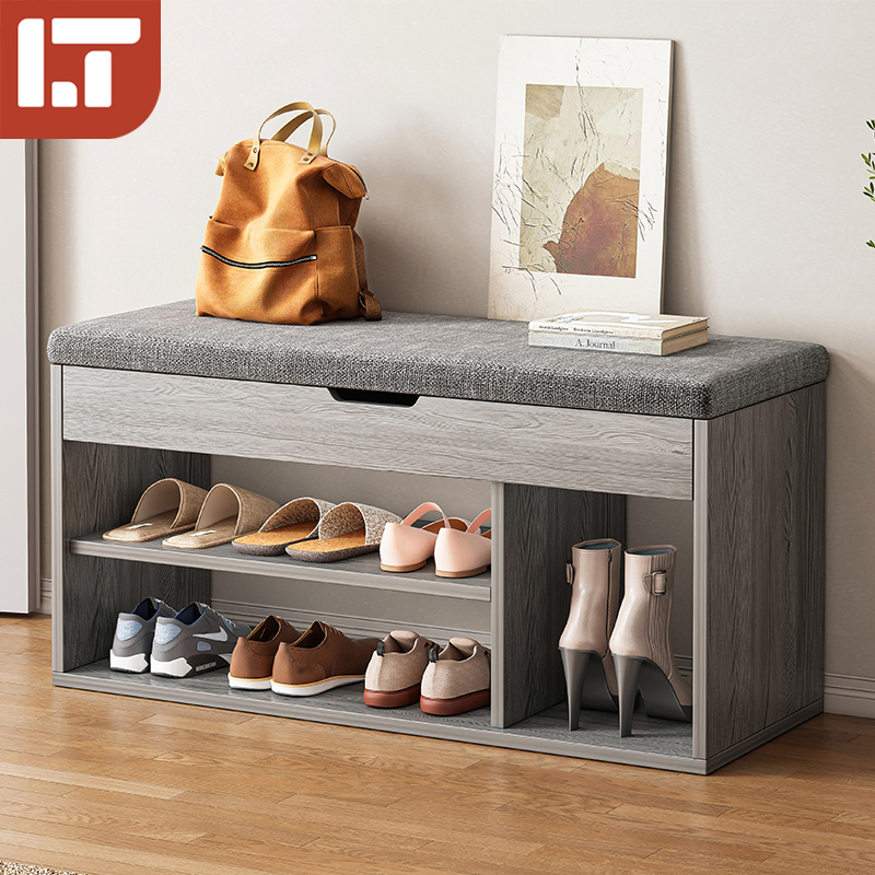 Shoe Cabinet with Cushion Sofa Shoe Rack Modern Shoes Storage Cabinet ...