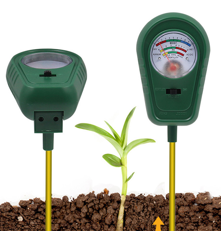 Fertility, humidity, pH, acidity and alkalinity tester, soil threein