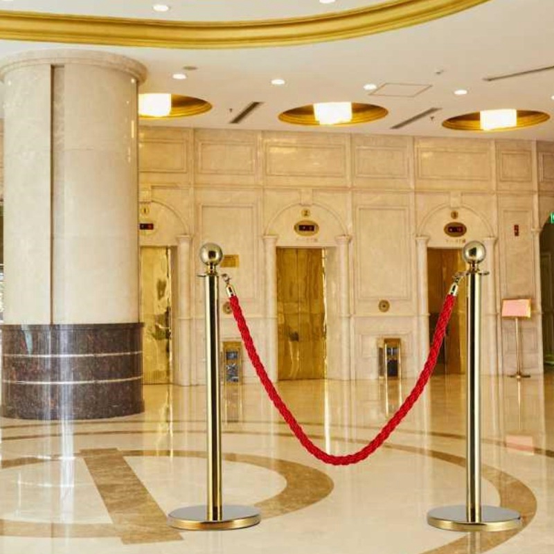 【Local shipment】Classic Q up stand 1.5m velvet rope crowd control with ...