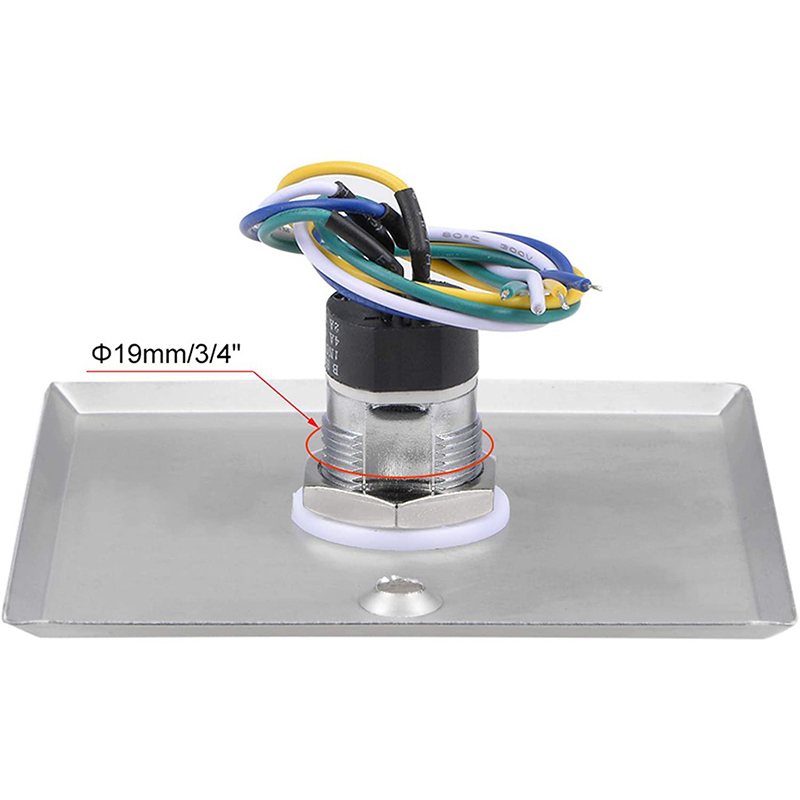 IP50 Door Exit Button Door Release Key Switch for Access Control System