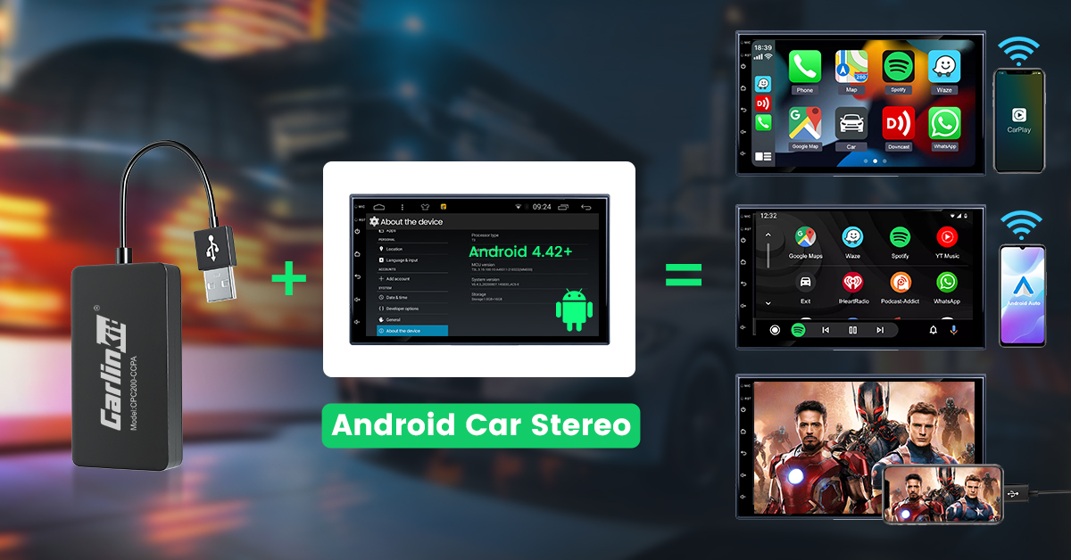 Carlinkit Wireless CarPlay Android Auto for Aftermarket Modified ...