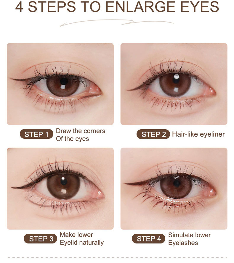 JUDYDOLL Slim Liquid Eyeliner Ultrafine Skinny Waterproof Quickdrying