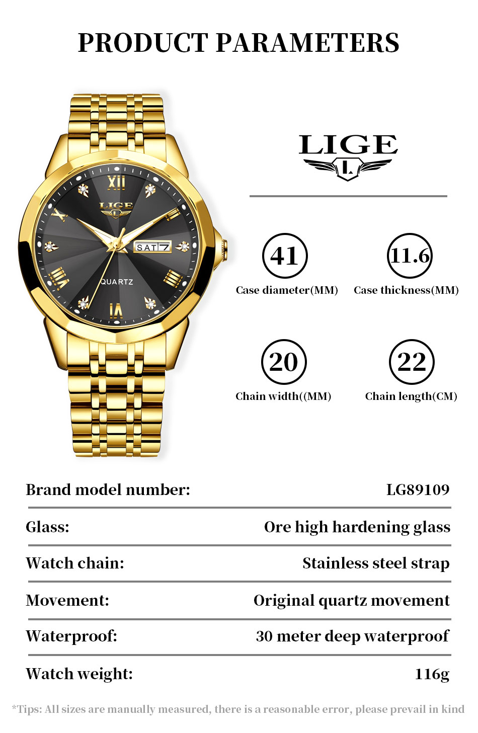 Lige watch 6181wm1 online battery replacement