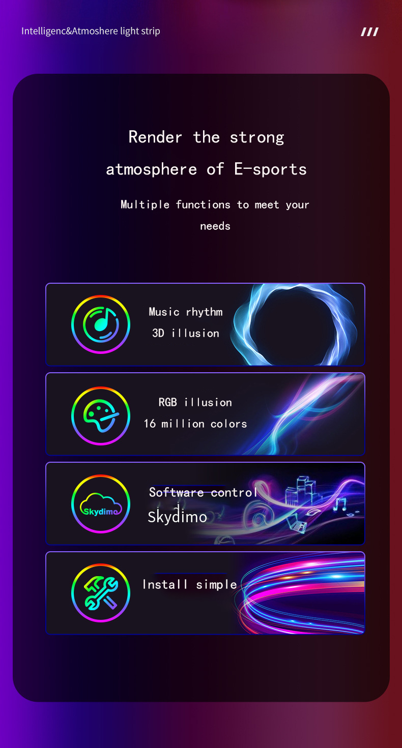 (Ready Stock in MY)Immersion RGB Computer Screen Synchronization Light ...