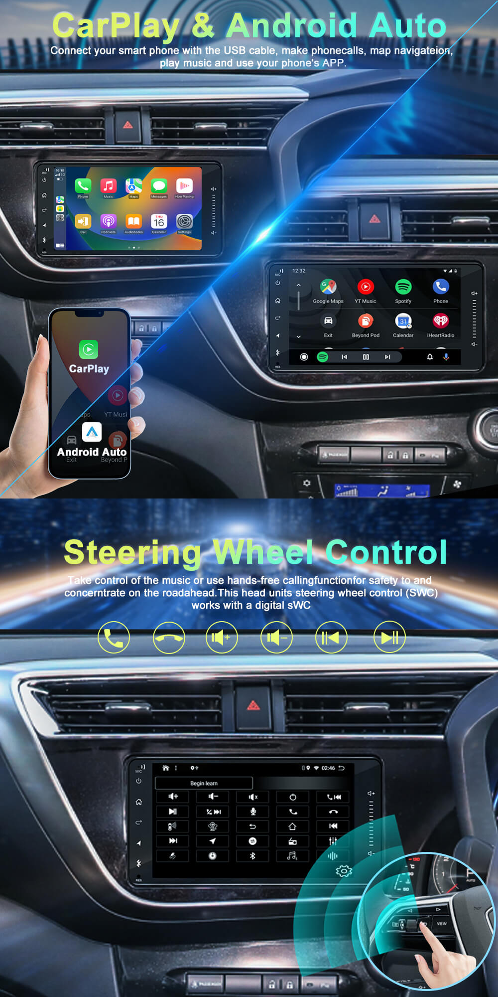 Peerce Gb Gb Android Car Player Myvi Gen And Toyota With Wired And