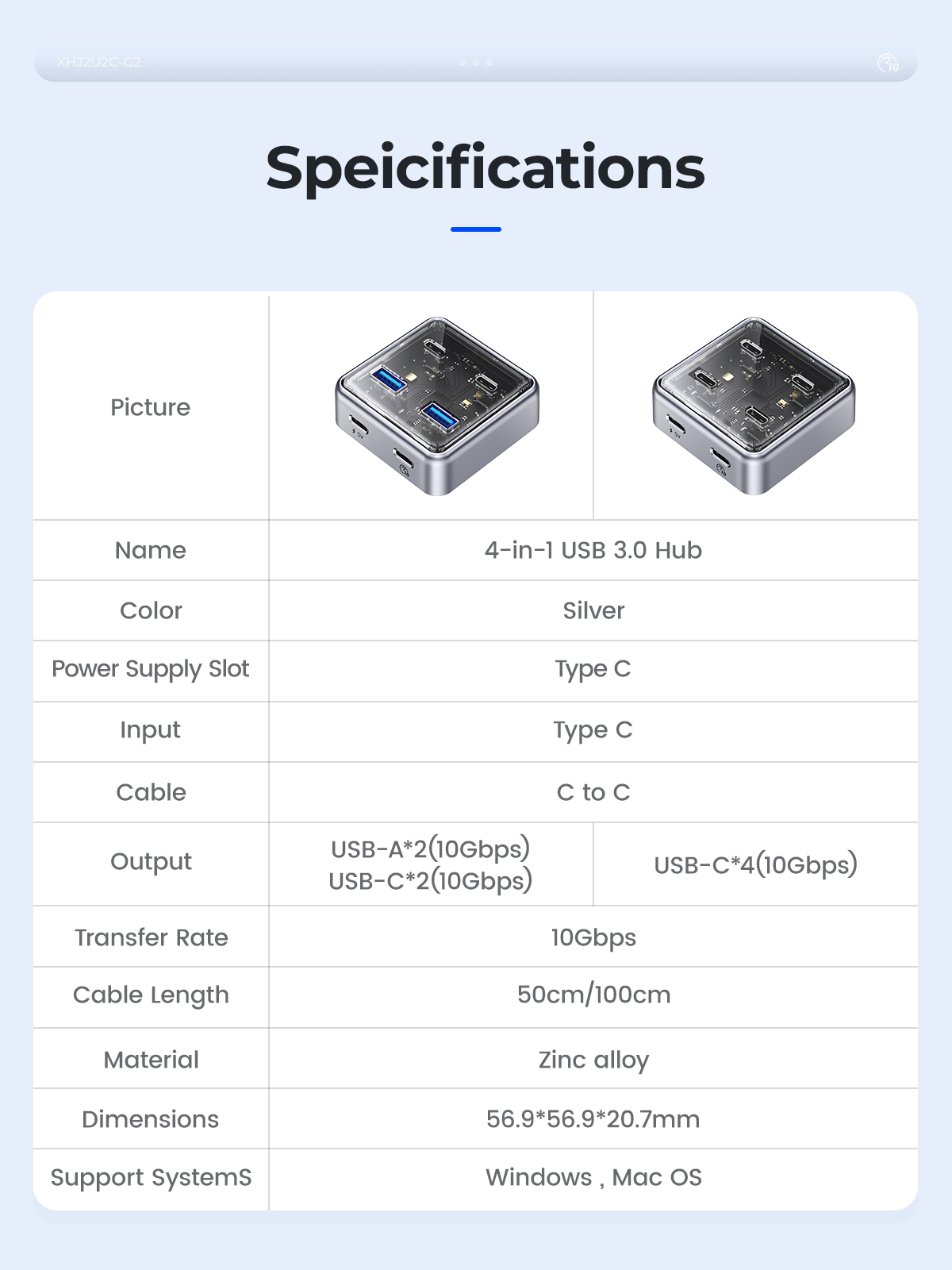 orico-usb-hub-10gbps-with-2-usb-a-port-2-usb-c-port-usb3-2-high-speed