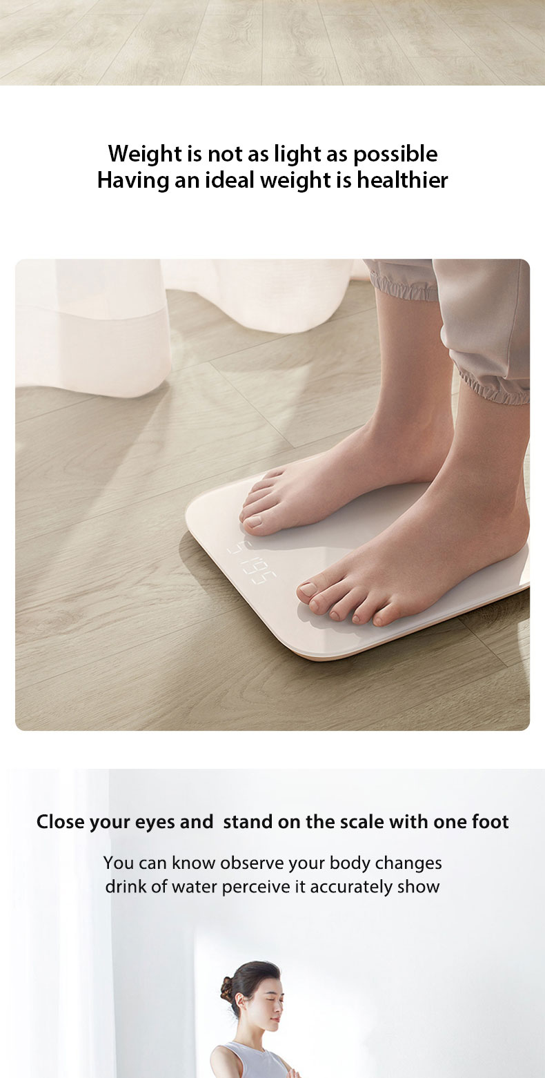 Lenovo weighing scale digital LED Display Weight Scale High Precision ...