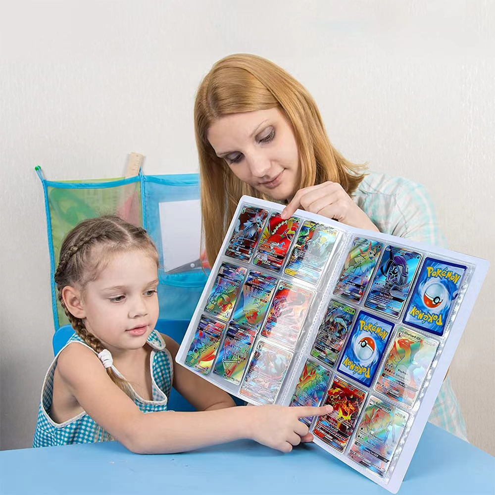 540pcs 9 Pocket Pokemon Card Album Book Pikachu Charizard Anime Figure ...