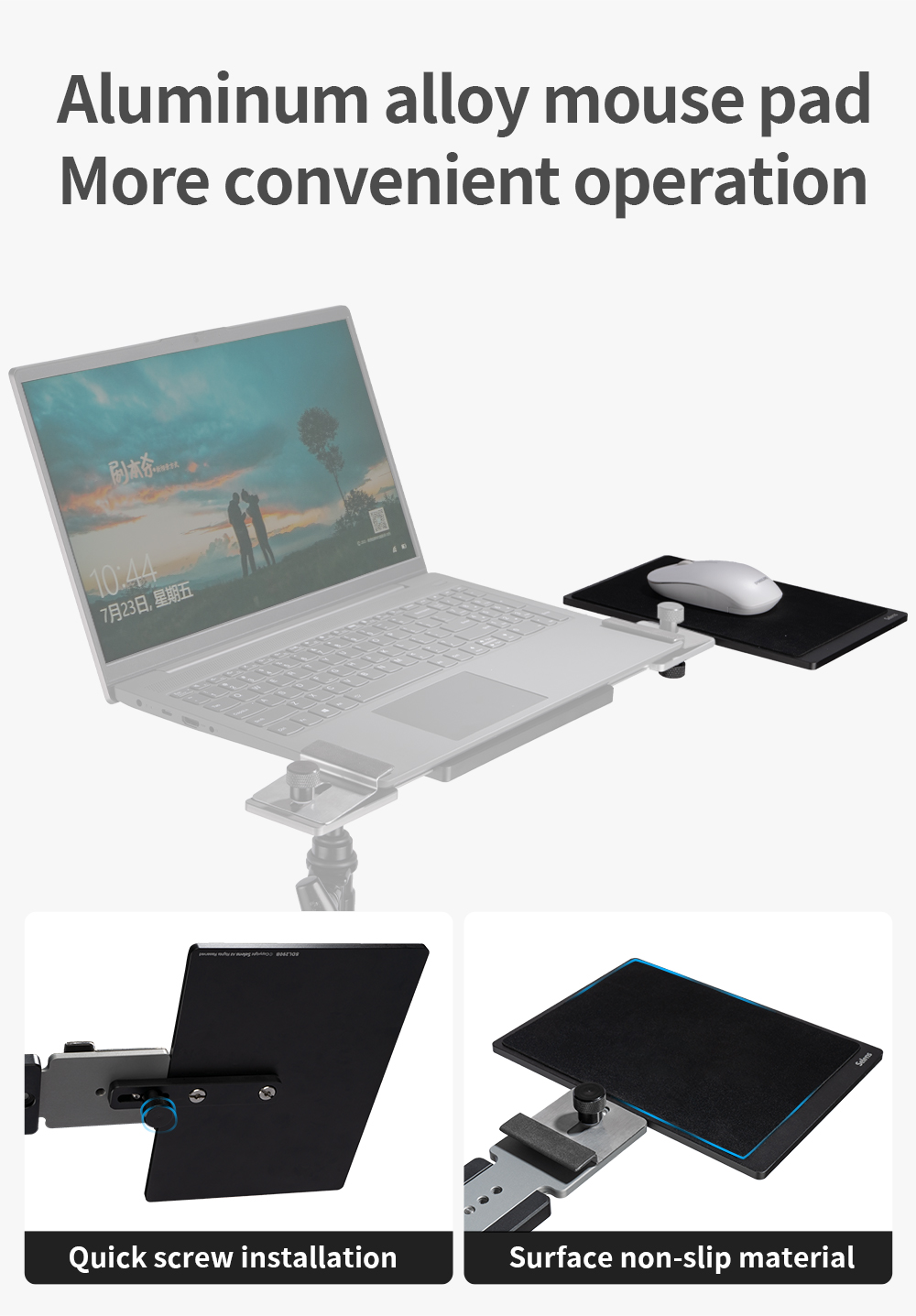 Selens Studio Laptop Tray Holder For Tripod Stand Portable Desk ...