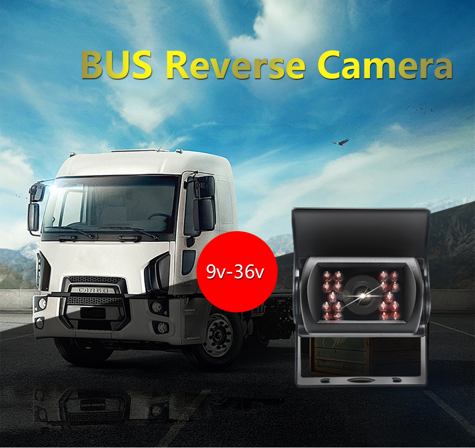 HD Car Reverse Rear View Camera 12V 24V Night Vision LED Car Security ...