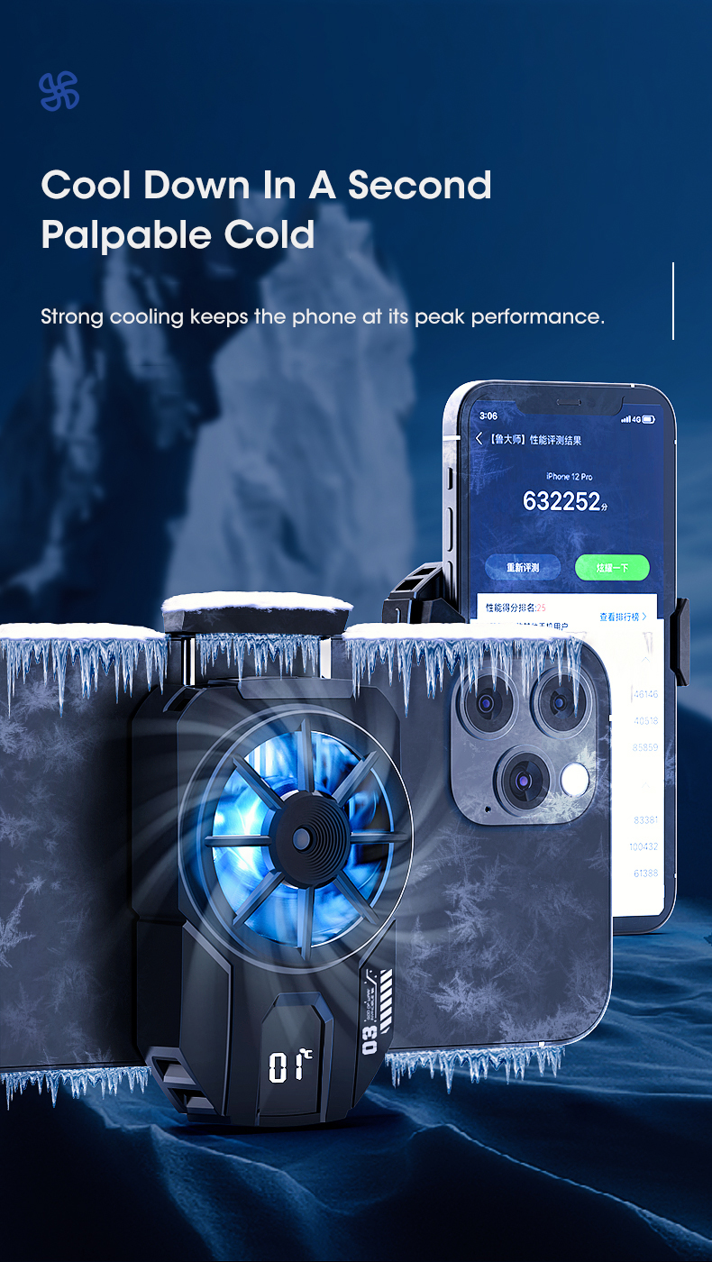 EYD DLA3 Mobile Phone Radiator Semiconductor Cooling Mobile Phone Fan ...