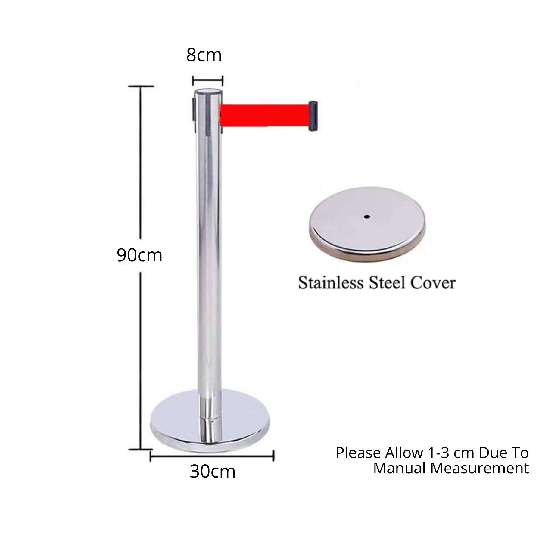 【SEY】2M BLACK / GOLD /SILER Stainless Steel - Queue Stand Retractable ...