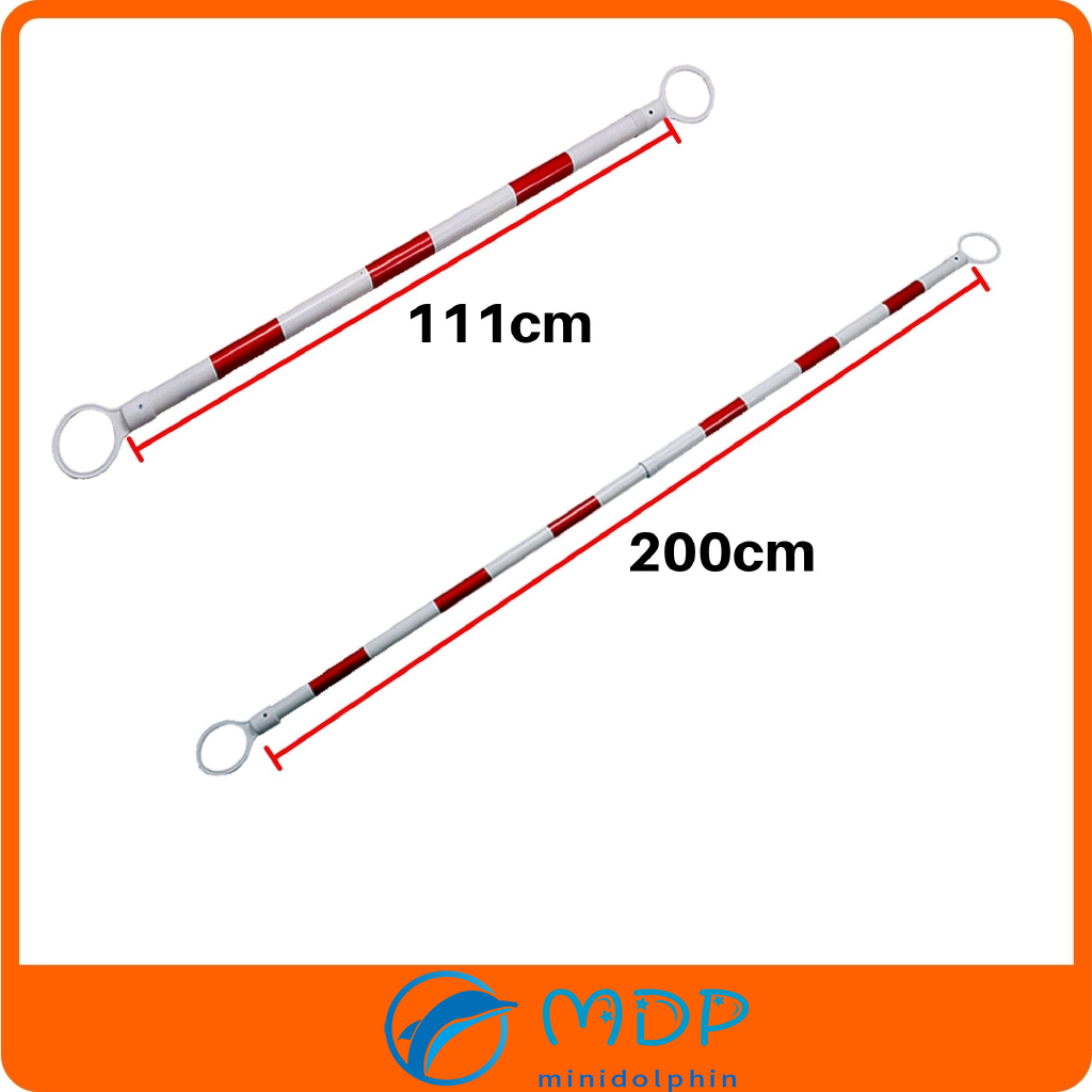 【COD】2 Meter Expandable Retractable Cone Bar Pole Traffic Safety ( Red ...
