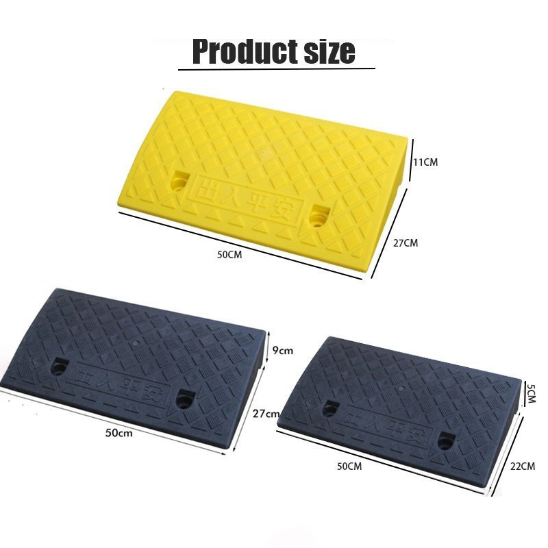 【SEY】Step Mat Ramp Portable Curb Ramps Heavy Duty Plastic Threshold ...