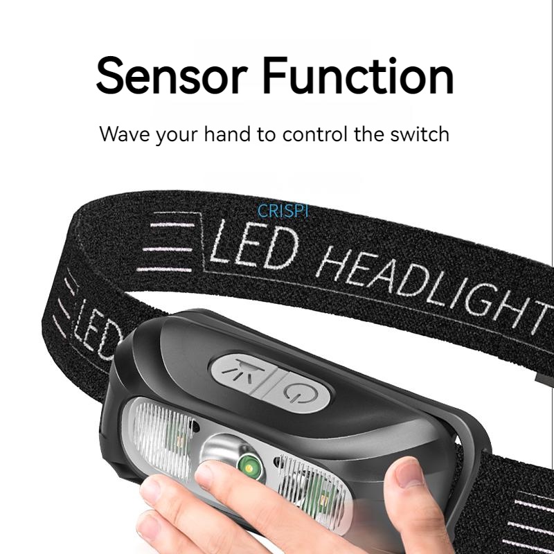 Smilingshark TD0146 led Headlamp Sensor Headlight White/Yellow /Red ...