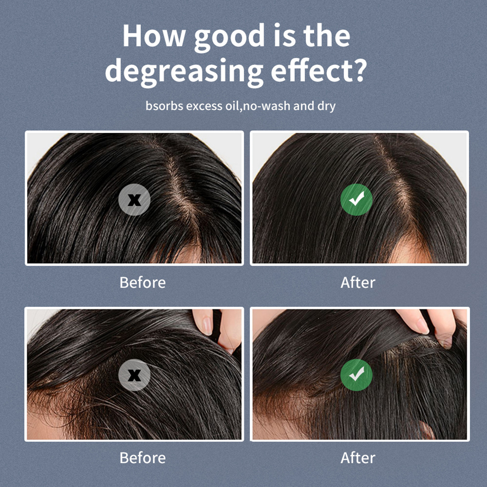 Han_ Lightweight Hair Texture Powder Quick Hair Mattifying Refreshing ...