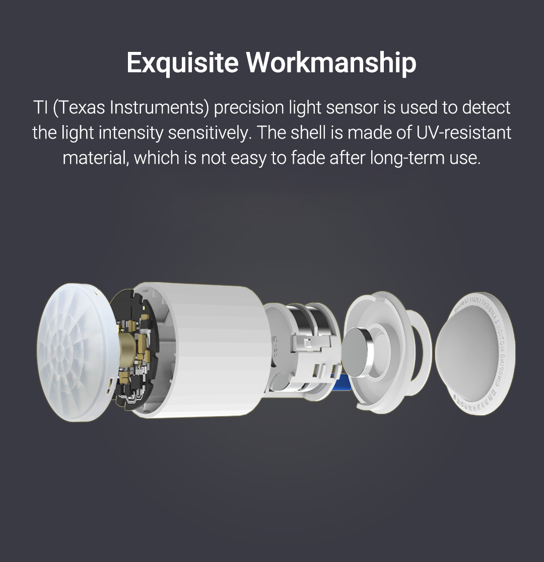 Qingping Human Movement Action And Environmental Light Sensor With ...