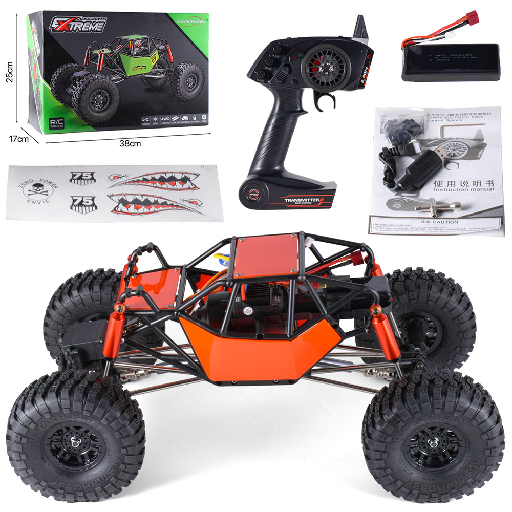 AUSTARHOBBY AX-8562 4WD 2.4G 12KM/H Speed RC Rock Crawler 1/18 Car Vehicle RTR e