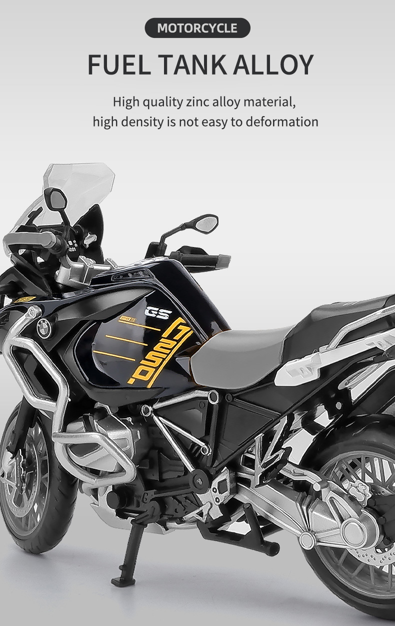 CCA 1:12 Scale Motor BMW R1250GS Alloy Diecast Motorcycle Model ...