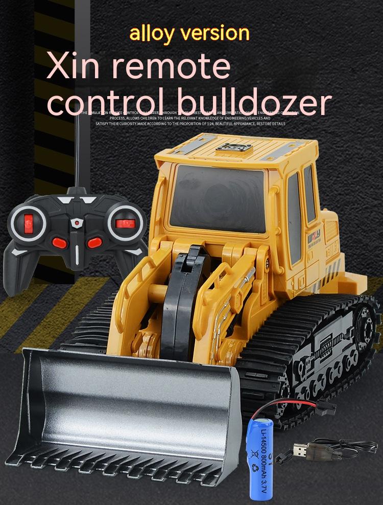 RC Alloy Bulldozer Simulation Remote Control 6 channel Construction ...