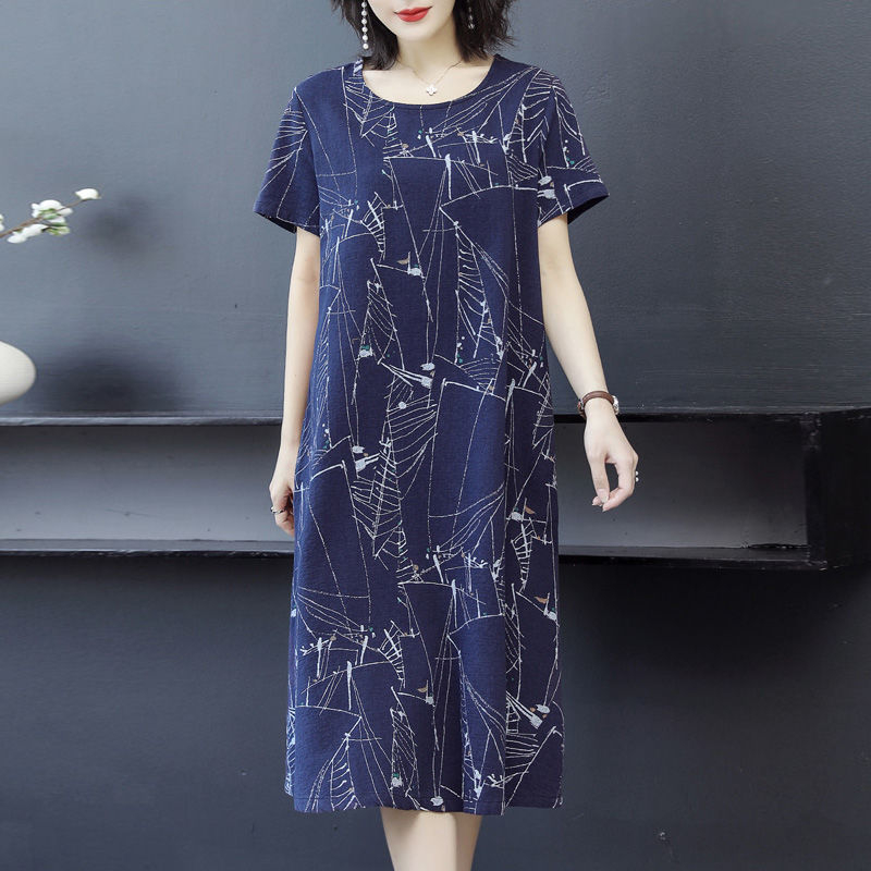 OXLong Shirt Dress 3/4 Sleeves